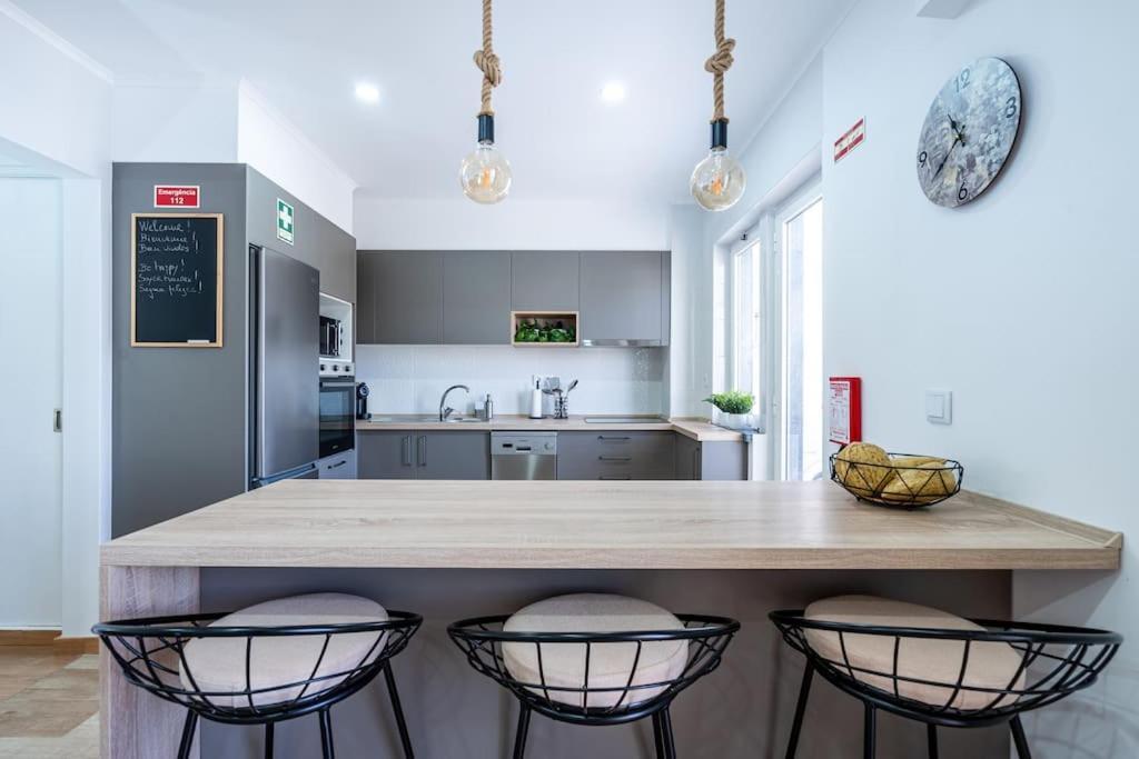 Faro Center With Ac & Wifi Apartment Luaran gambar