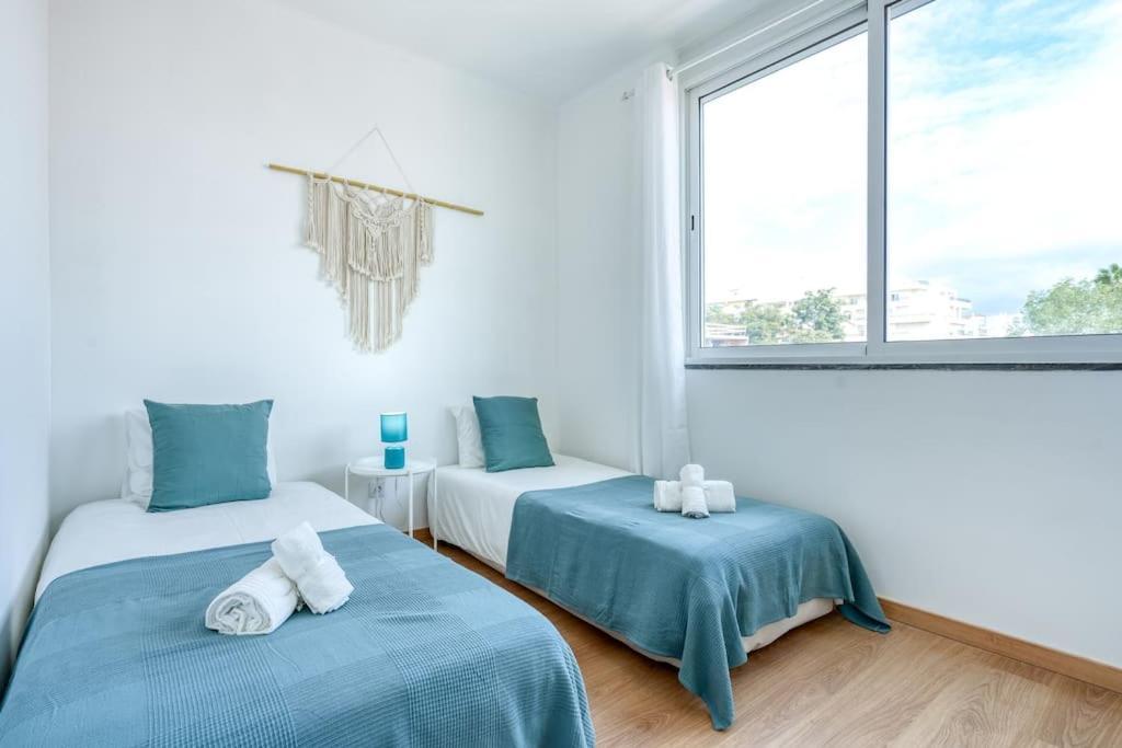 Faro Center With Ac & Wifi Apartment Luaran gambar