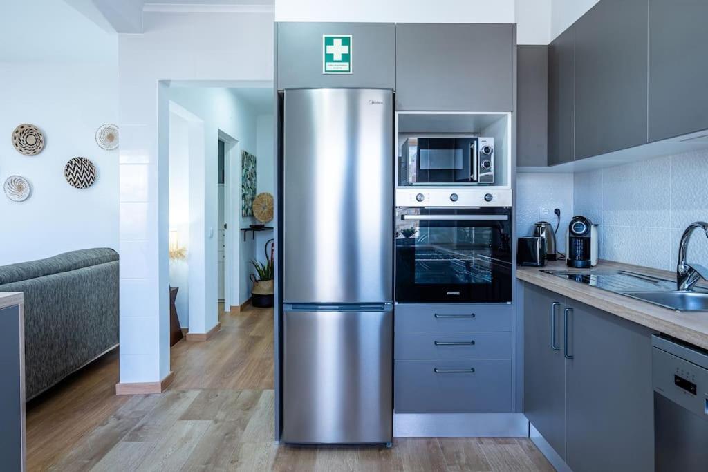 Faro Center With Ac & Wifi Apartment Luaran gambar